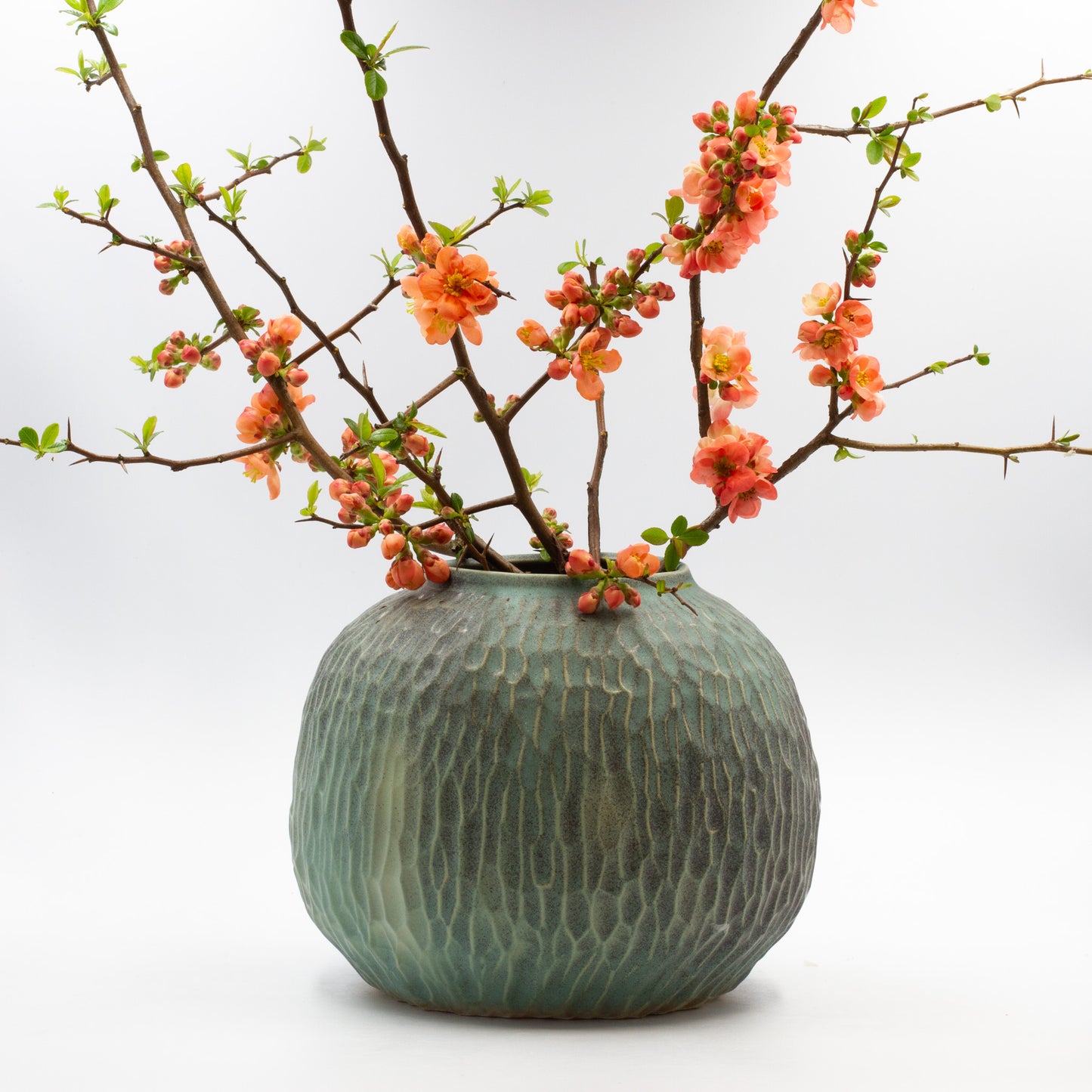 Handmade Carved Moon Vase