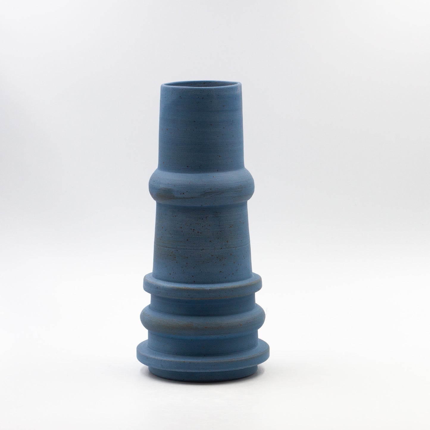 Tall Speckled Spindle Vase