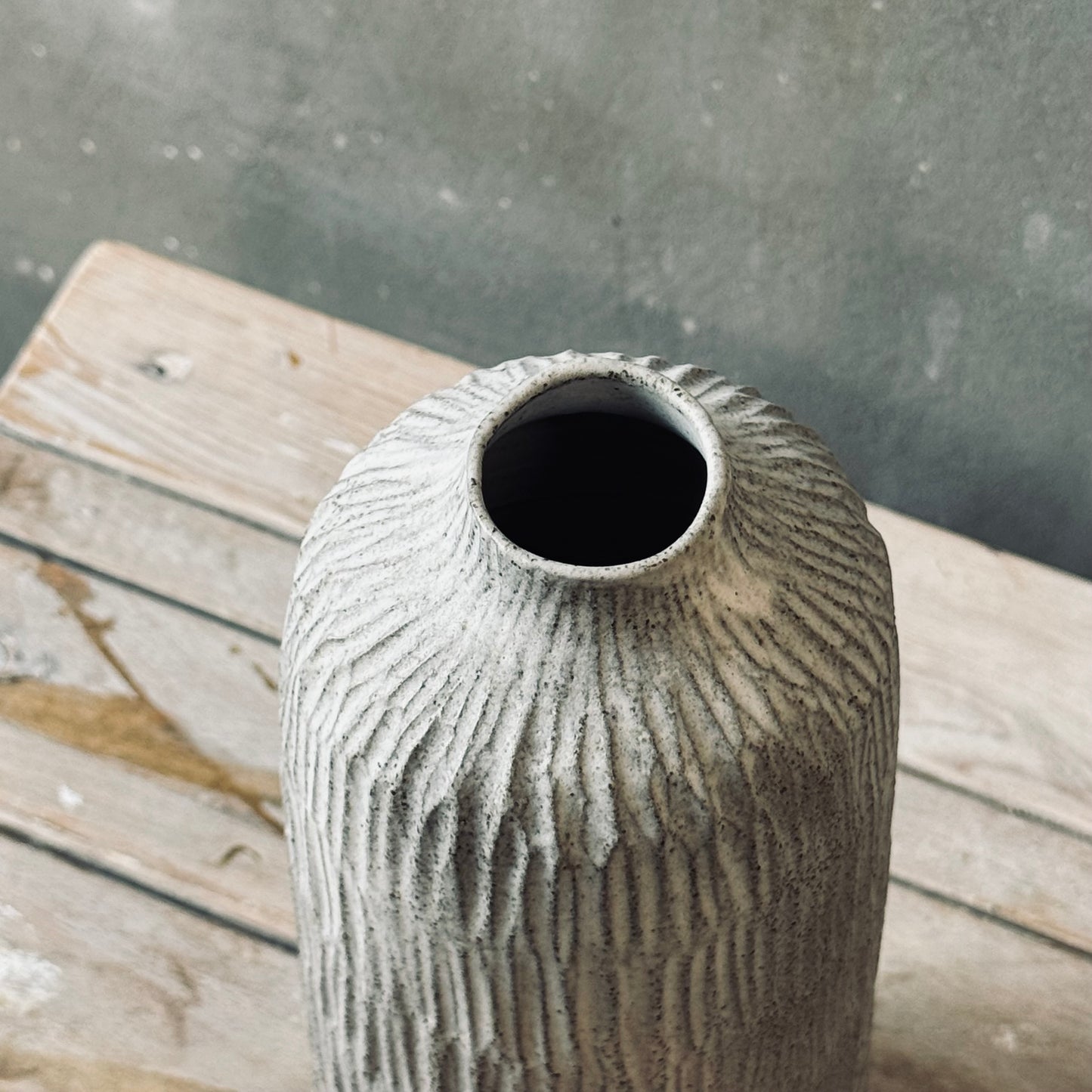 Handmade Carved Vase