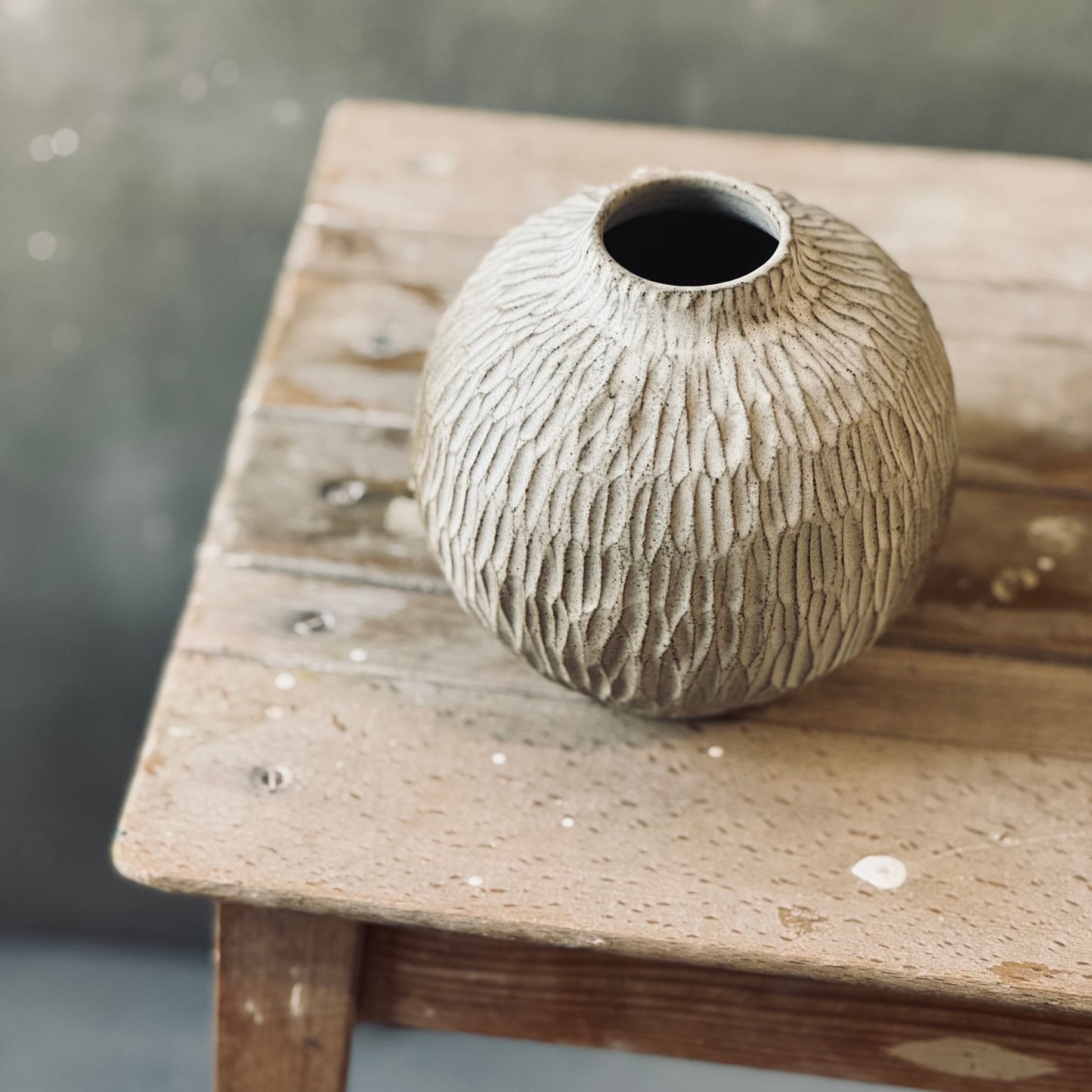 Handmade Carved Vase