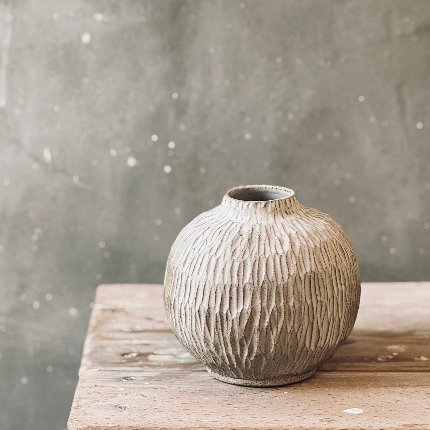 Handmade Carved Vase