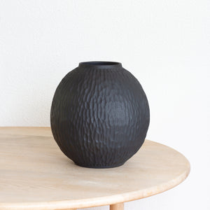 Handmade Carved Moon Vase Big