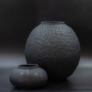 Handmade Carved Moon Vase Big