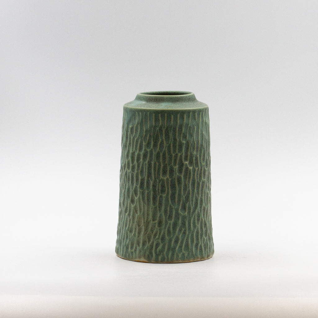 Yarn Vase carved