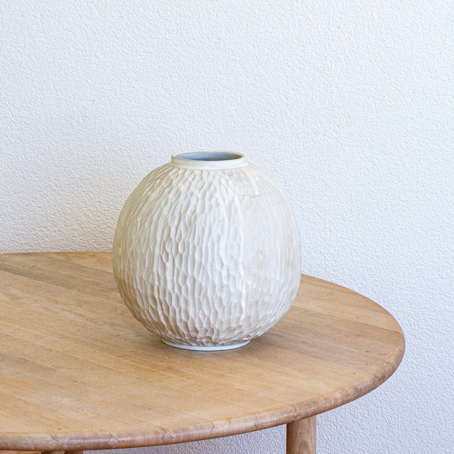 Handmade Carved Moon vase- Big