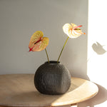 Handmade Carved Moon Vase