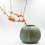 Handmade Carved Moon Vase