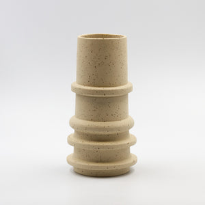 Tall Speckled Spindle Vase